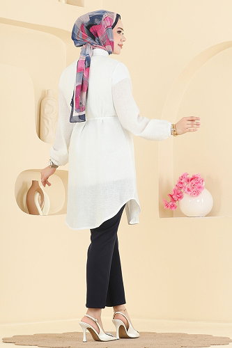 moda selvim بلوز سكري 0177ERK1158 - Thumbnail