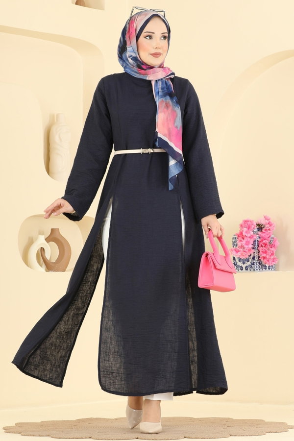 Modaselvim Tunic Tunic 0178ERK1158 Navy Blue