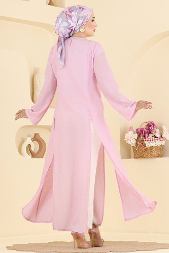 moda selvim Tunic 0178ERK1158 Pink - Thumbnail