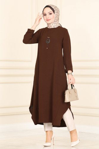 F.Y.Z. - Tunic 0645FYZ804 Brown