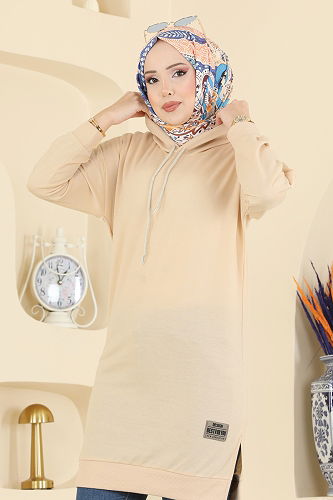 moda selvim Tunic 1000ETT926 Beige - Thumbnail