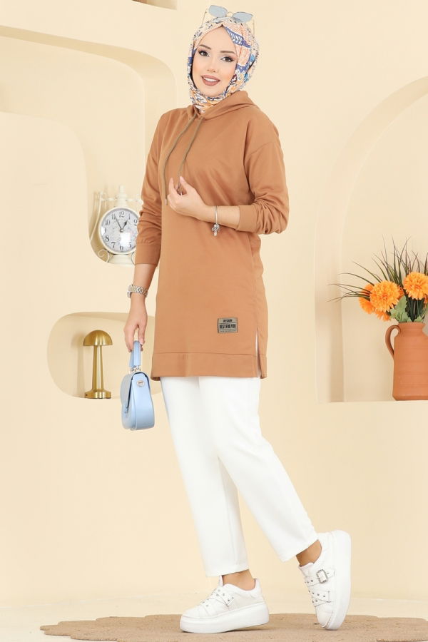 Modaselvim Tunic Tunic 1000ETT926 Latte