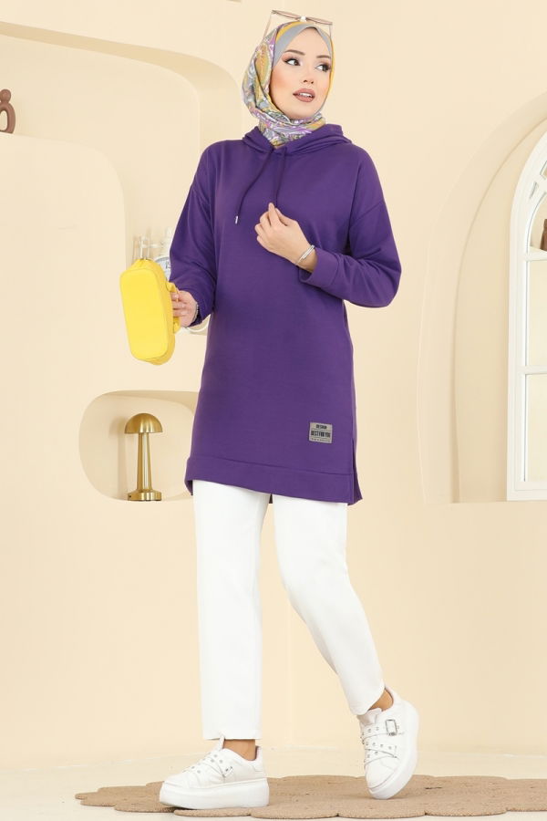 Modaselvim Tunic Tunic 1000ETT926 Purple