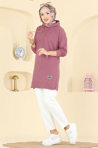 moda selvim Tunic 1000ETT926 Rose Dried - Thumbnail