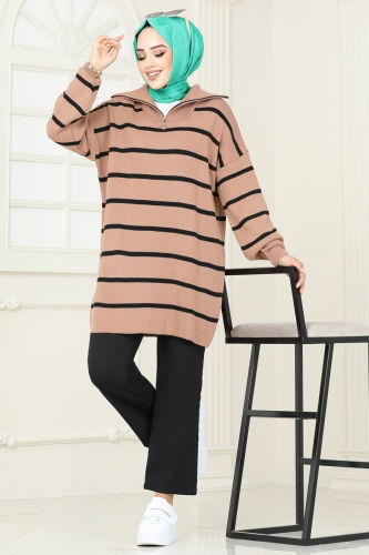 K.L.N. - Tunic 1002KLN570 Latte