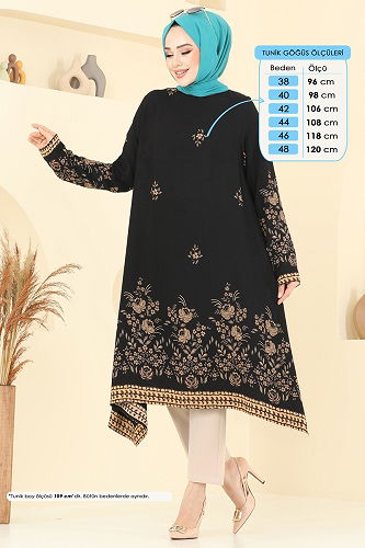 moda selvim بلوز أسود 1003ZNN863 - Thumbnail