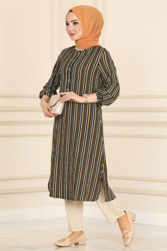 M.R.T. - Tunic 1006MRT754 Oil Green