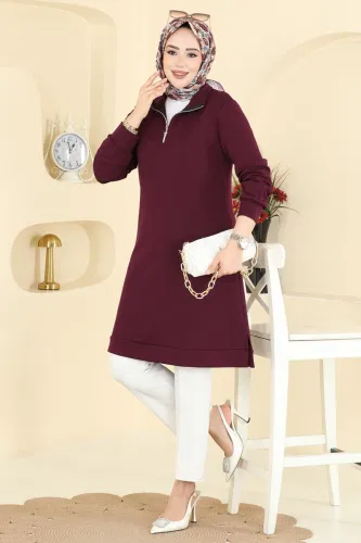 E.T.T. - Tunic 1008ETT926 Burgundy