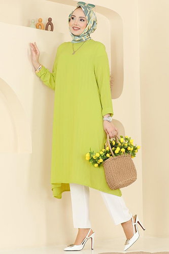moda selvim Tunic 1011ZNNK1102 Acid - Thumbnail