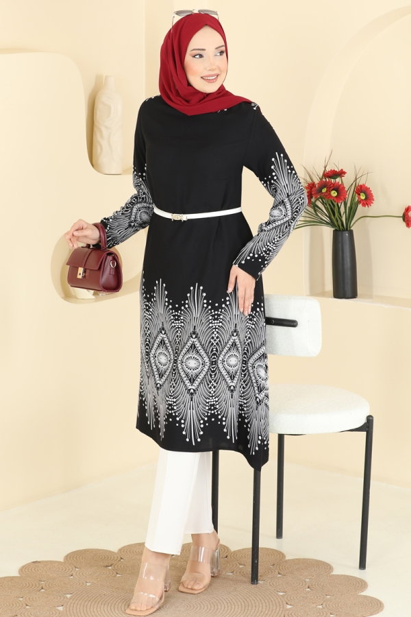 Tunic 1013ZNNK1102 Black - Moda Selvim