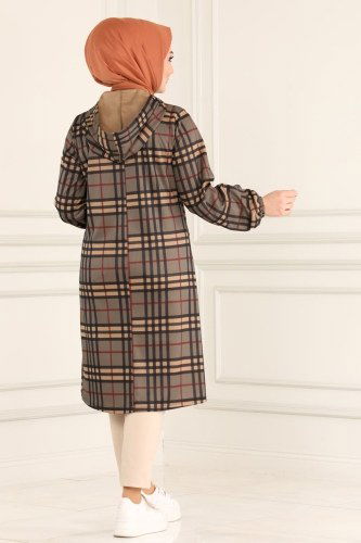 moda selvim Tunic 1015PM271 Anthracite - Thumbnail