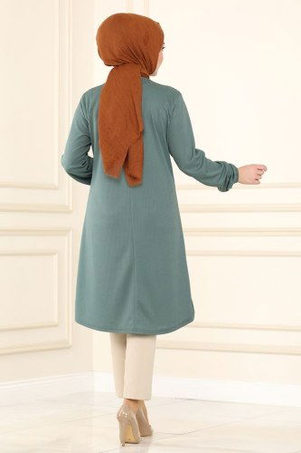 moda selvim Tunic 1016PM271 Mint - Thumbnail
