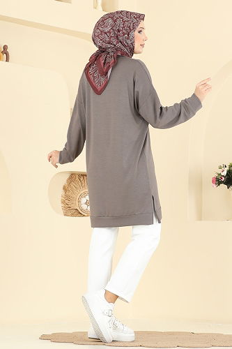 moda selvim Tunic 1018ETT926 Dark Vision - Thumbnail