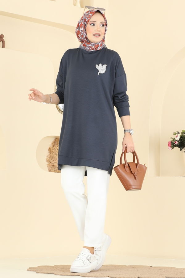 Modaselvim Tunic Tunic 1018ETT926 Smoked