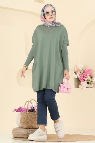 K.L.N. - Tunic 1047KLN570 Almond Green