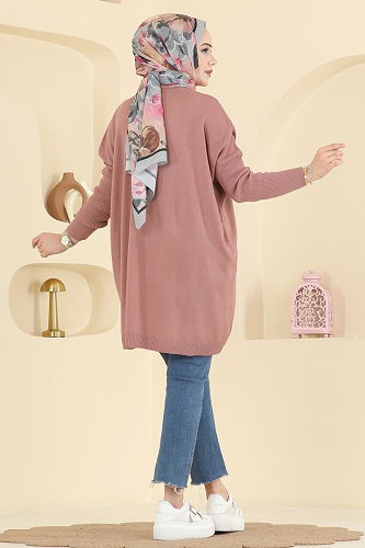 moda selvim Tunic 1047KLN570 Rose Dried - Thumbnail