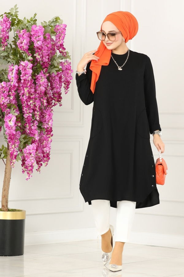 Modaselvim BIG SEASON DISCOUNT Tunic 1101MDA386 Black