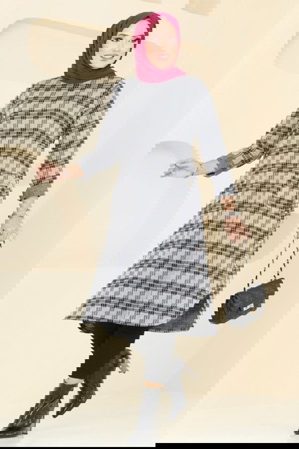 Modaselvim NET 20%+20% DISCOUNT IN THE CARD Tunic 1102BRZ597 Gray