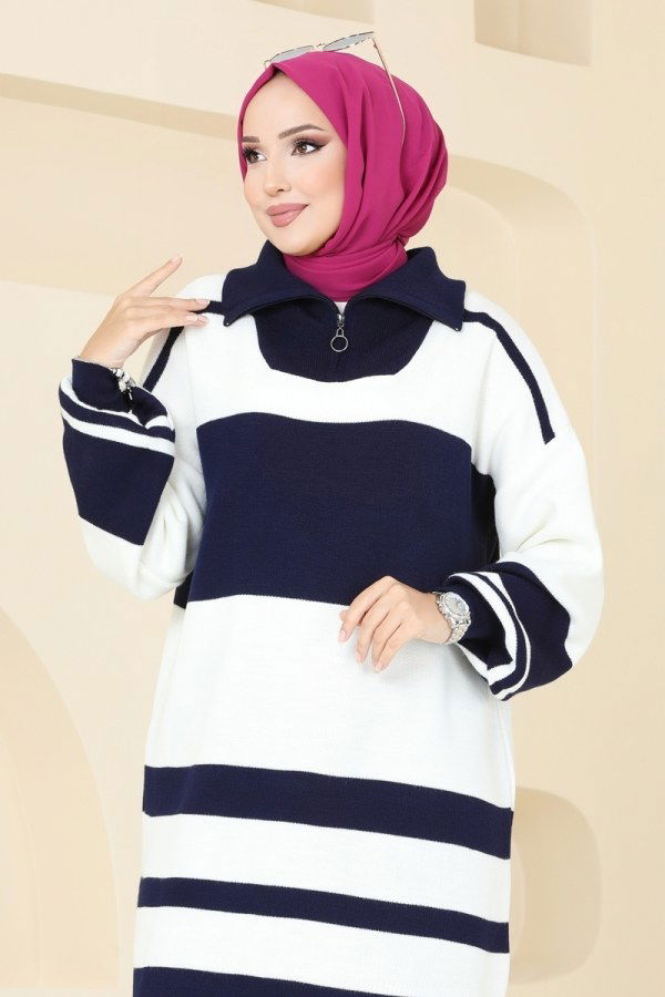 Tunic 11046BRZ597 Navy Blue - 3