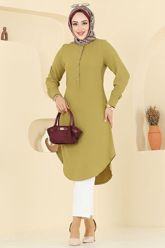 moda selvim بلوز فسفوري 1163ERK1158 - Thumbnail