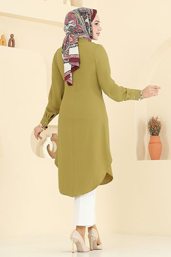 moda selvim بلوز فسفوري 1163ERK1158 - Thumbnail