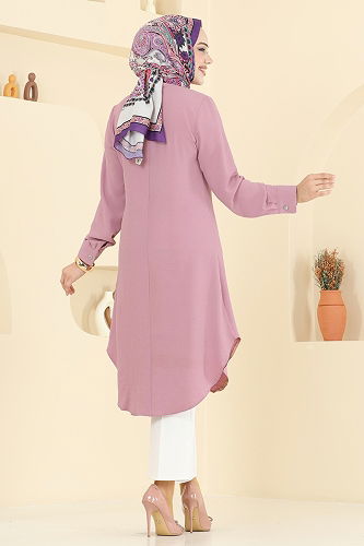 moda selvim بلوز بيج وردي 1163ERK1158 - Thumbnail