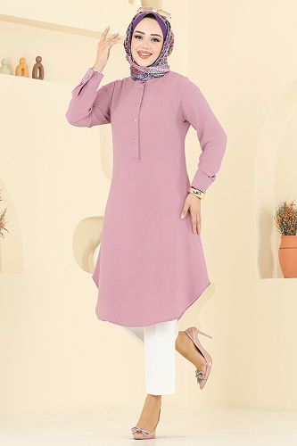 moda selvim بلوز بيج وردي 1163ERK1158 - Thumbnail