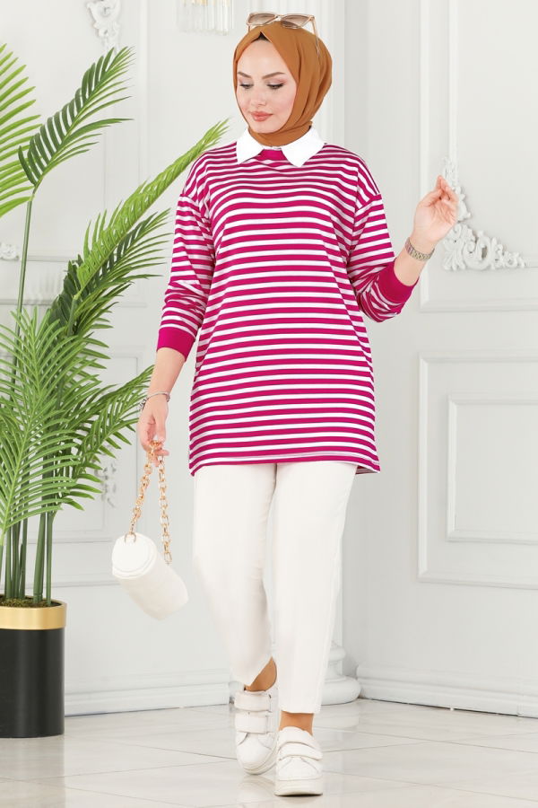 Modaselvim BIG SEASON DISCOUNT Tunic 136BO429 Fuchsia