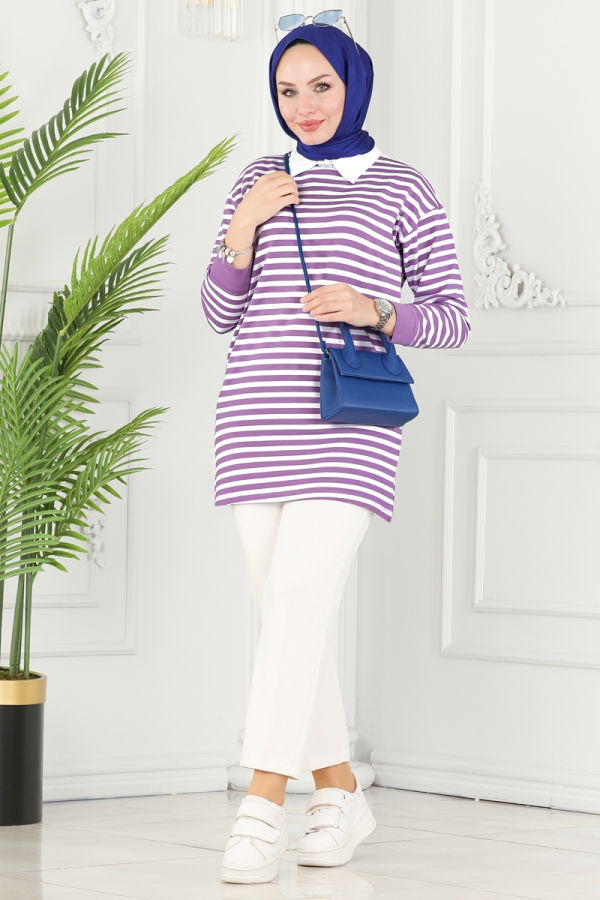 Modaselvim BIG SEASON DISCOUNT Tunic 136BO429 Lilac