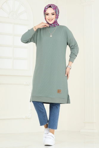 moda selvim Tunic 145BO429 Mint - Thumbnail