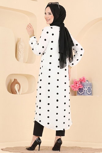 moda selvim بلوز سكري 167NZRK1200 - Thumbnail