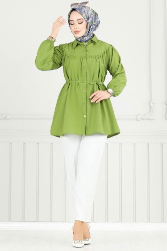 moda selvim Tunic 184ASN888 Acid - Thumbnail
