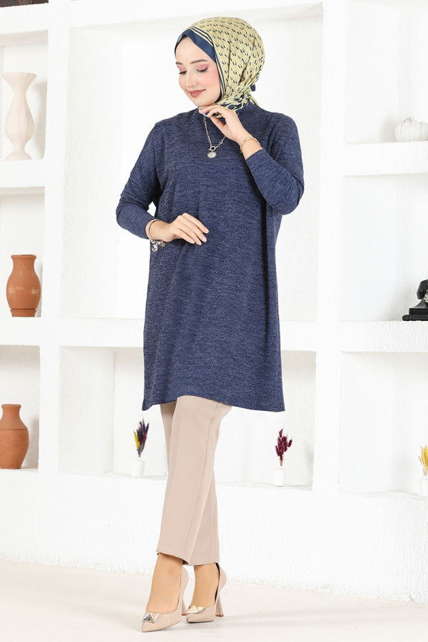 Modaselvim BIG SEASON DISCOUNT Tunic 190DVL817 Navy Blue