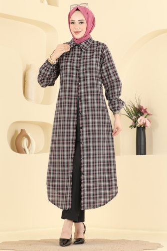Tunic 192NZRK1200 Pink - Moda Selvim