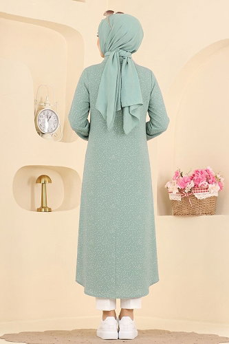 moda selvim Tunic 194NZRK1200 Mint - Thumbnail