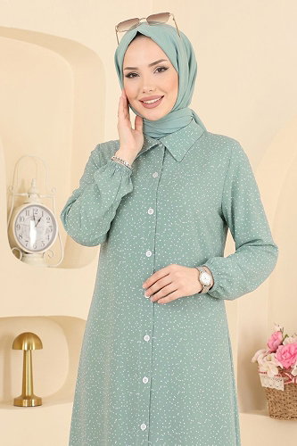 moda selvim Tunic 194NZRK1200 Mint - Thumbnail