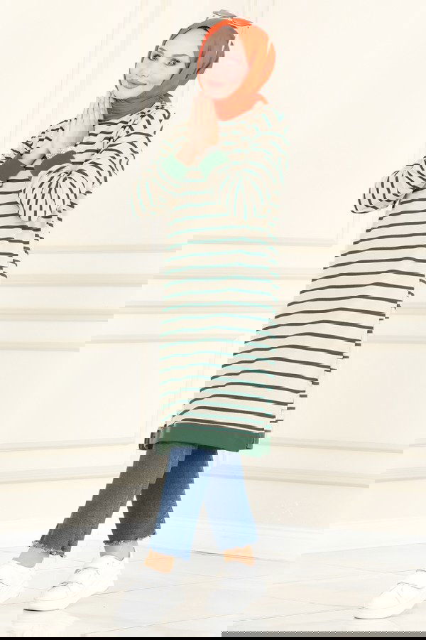 Modaselvim NET 20%+20% DISCOUNT IN THE CARD Tunic 1988SBL832 Emerald