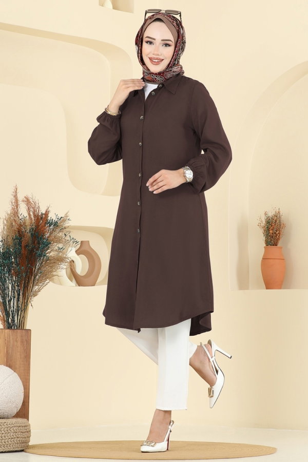 Modaselvim Tunic Tunic 2001ERK1158 Brown