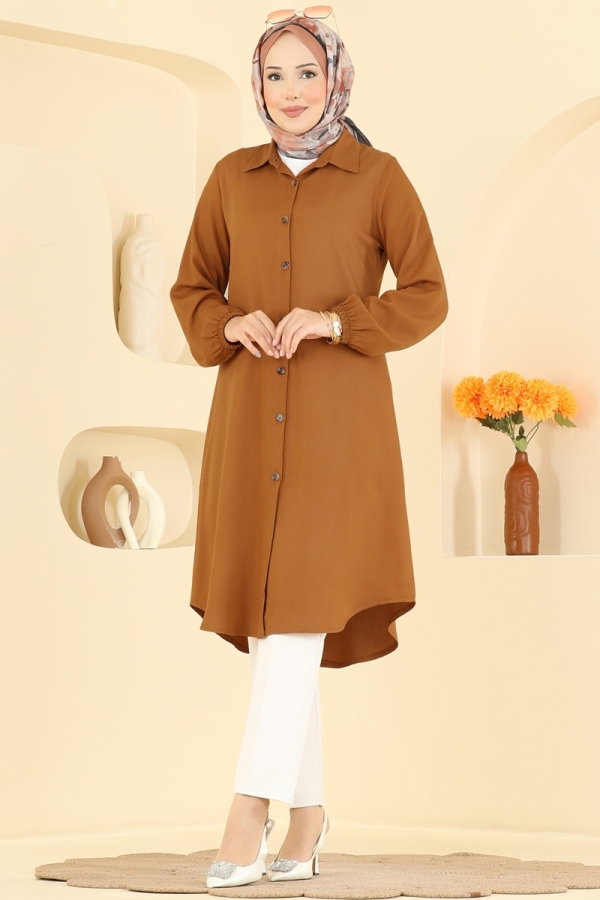 Modaselvim Tunic Tunic 2001ERK1158 Mustard