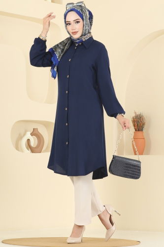 E.R.K. - Tunic 2001ERK1158 Navy Blue