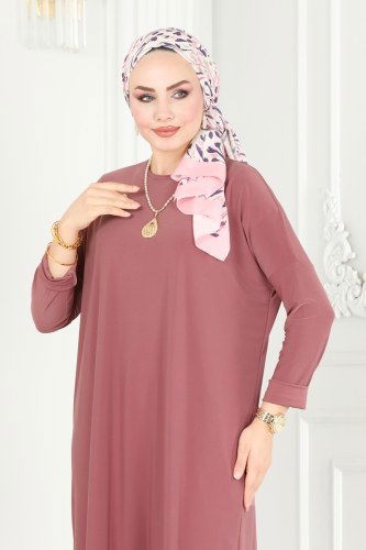 moda selvim Tunic 2002MEY846 Rose Dried - Thumbnail