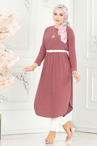 moda selvim Tunic 2002MEY846 Rose Dried - Thumbnail