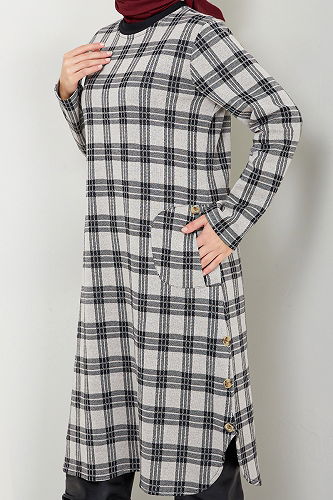 moda selvim Tunic 2004BRZ981-M Vision - Thumbnail