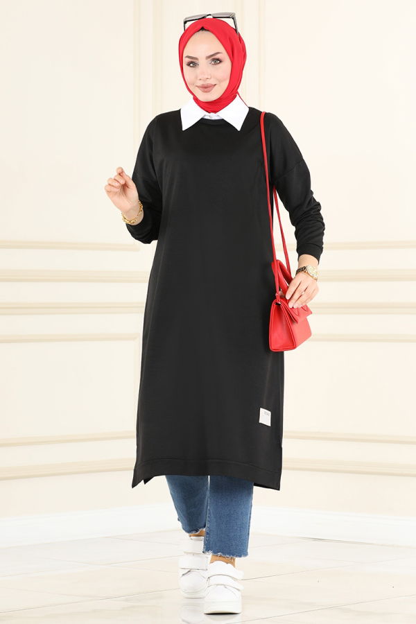 Modaselvim Tunic Tunic 201MRT754 Black