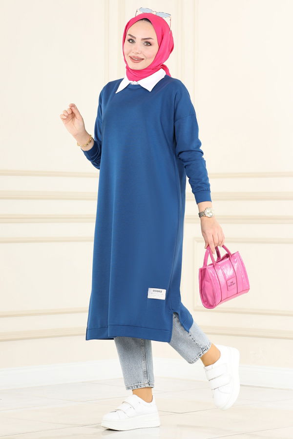 Modaselvim Tunic Tunic 201MRT754 Indigo