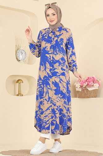 moda selvim Tunic 201NZRK1200 Saks&Vision - Thumbnail