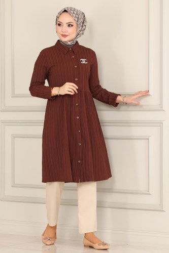 P.R.M. - Tunic 2030PM271 Brown
