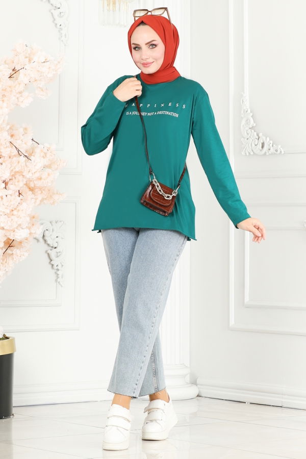 Modaselvim Tunic TUNIC 20396ETT926 Emerald