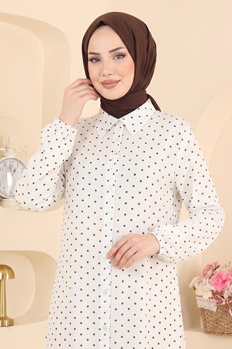 moda selvim بلوز سكري 203NZRK1200 - Thumbnail