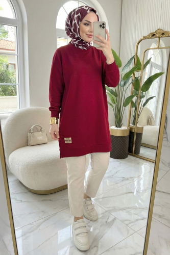 E.T.T. - Tunic 20455ETT926 Burgundy